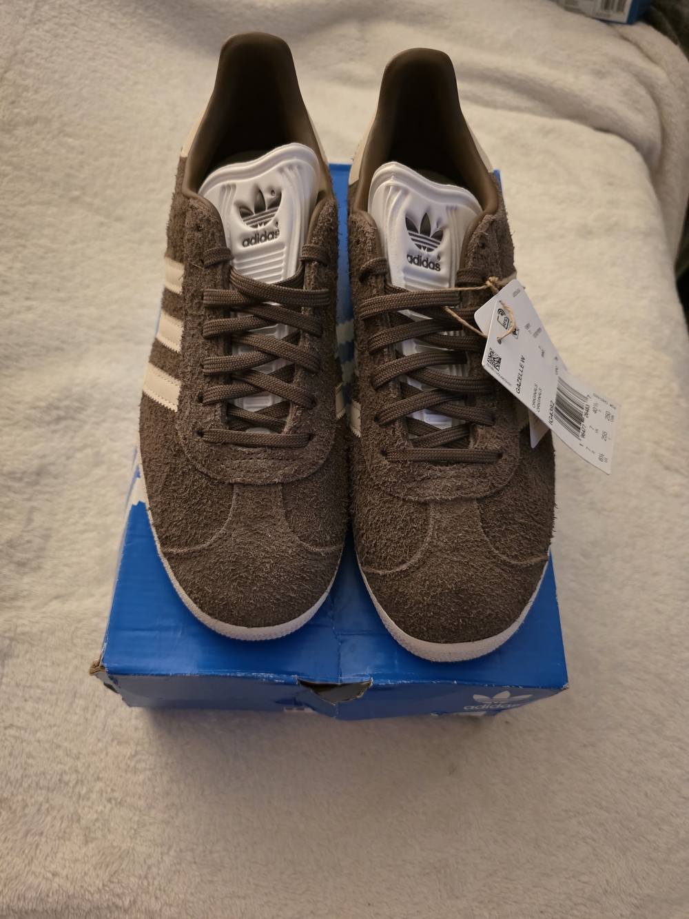 NWT adidas Originals Gazelle W, Earth Strata Brown Suede, US Women's 8.5